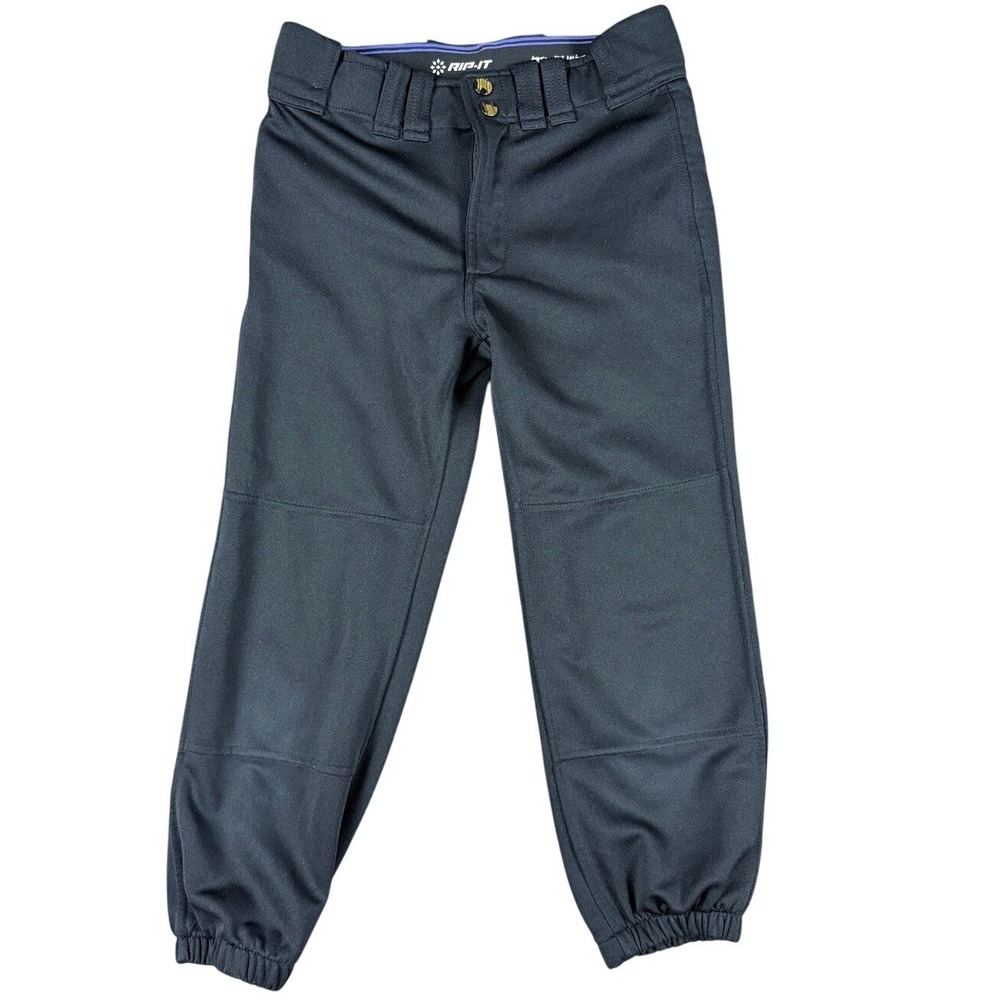 Rip-It Womens Juniors XS Black Softball Pants Athletic Uniform
